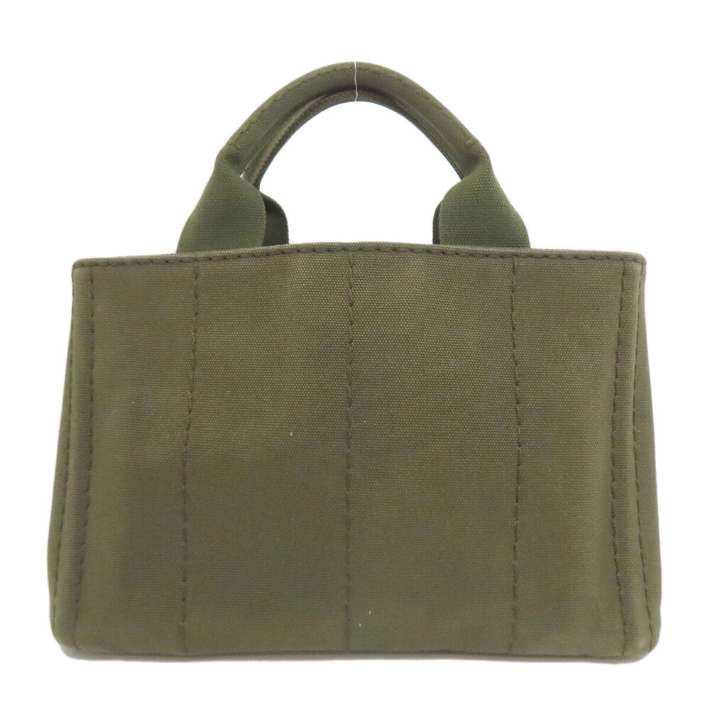 Prada Canvas Canapa 2way Handbag Black